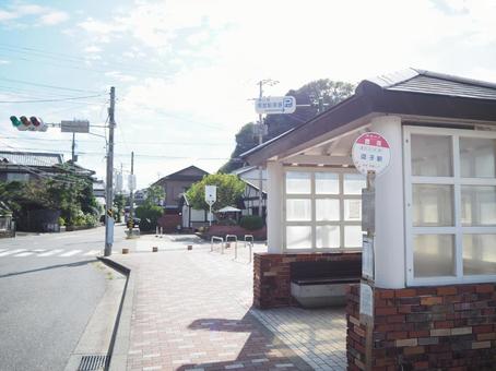 葉山の街並み(神奈川県・三浦郡) 葉山の街並み(神奈川県・三浦郡) 葉山,バス停,三浦の写真素材