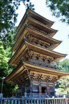 善法寺（ぜんぽうじ）山形県鶴岡市 善法寺,登録有形文化財,有形文化財の写真素材