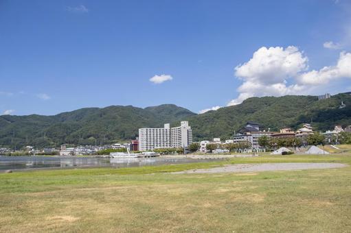 諏訪湖 諏訪湖の写真