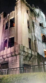 原爆ドームの夜 原爆ドームの夜の写真