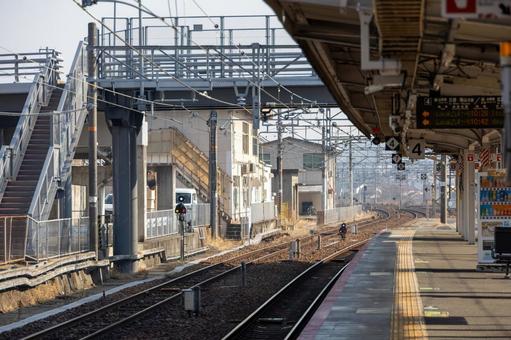 Photo, kosen bridge, unmanned, jr sanyo main line, 