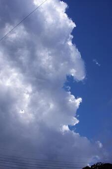 入道雲 入道雲の写真