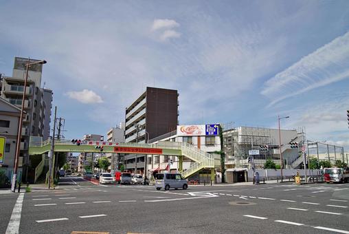 国道2号線中海老江交差点付近 国道2号線中海老江交差点付近 国道2号線,中海老江,2丁目の写真素材