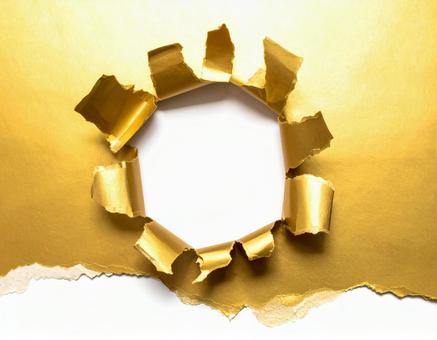 金紙の穴02 金紙の穴02の写真