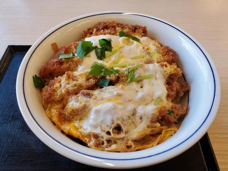 かつ丼01 かつ丼,卵とじ,どんぶりの写真素材