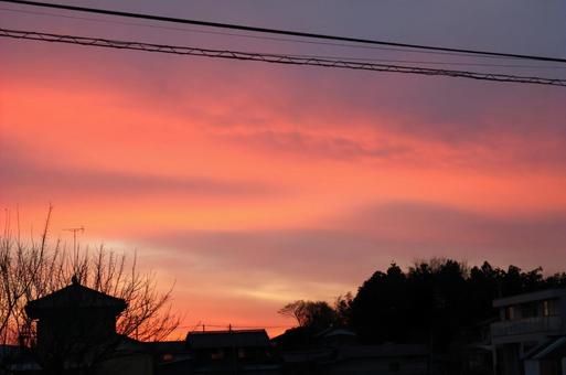 夕焼け 夕焼けの写真