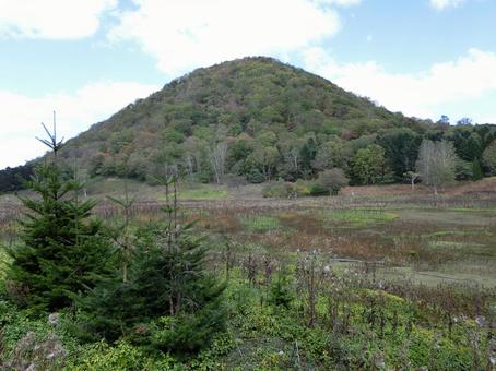 洞爺湖の中島自然道 山,自然,風景の写真素材