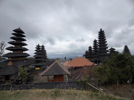 　バリ島のプサキ寺院からの景色 インドネシア,観光,外国の写真素材