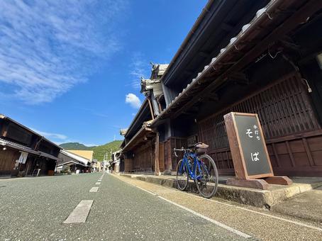 うだつの上がる町並み5 うだつの上がる町並み,うだつ,歴史的建造物の写真素材