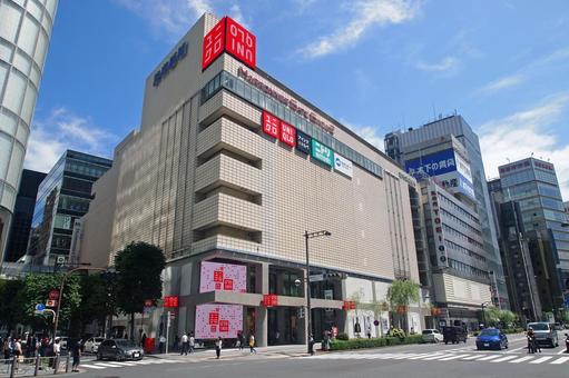 銀座西二丁目馬洛尼街交叉口, JPG 銀座西二丁目馬洛尼街交叉口, 긴자, 마로니에 거리, 마로니에 게이트, JPG