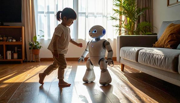二足歩行のロボット 二足歩行のロボットの写真