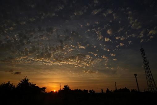 夕焼け 夕焼けの写真