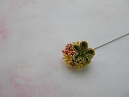 つまみ細工*パーツ つまみ細工*パーツ つまみ細工,パーツ,細工の写真素材