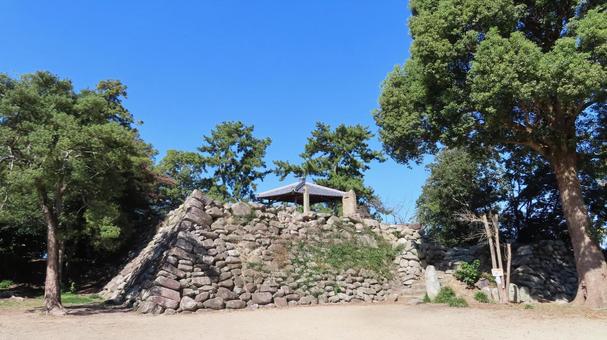 神戸城　天守台 神戸城,織田信孝,神戸氏の写真素材