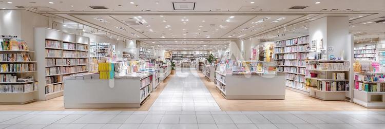大型書店の店舗のイメージ01 本,書店,大型の写真素材