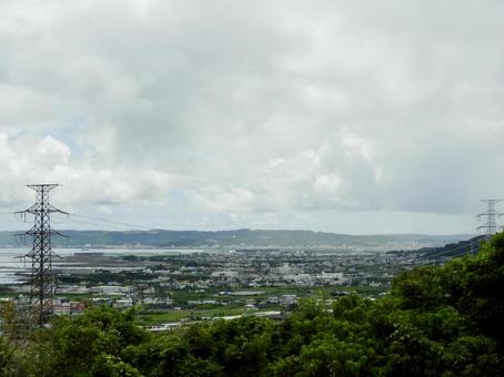 沖縄県中部東海岸の風景 沖縄県中部東海岸の風景 津覇海岸,屋宜湊,屋宜の写真素材