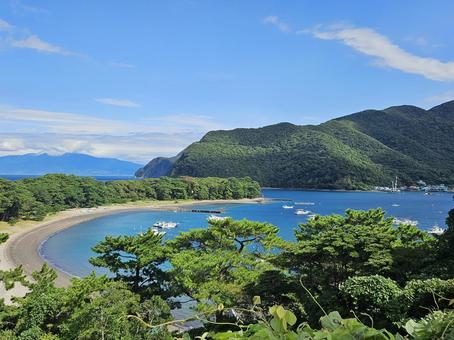 海 海水浴場,海,伊豆の写真素材