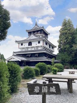 岩国城（山口県） 岩国城,山口,城の写真素材