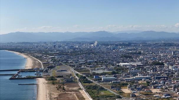 津市 三重県,津市,ドローンの写真素材