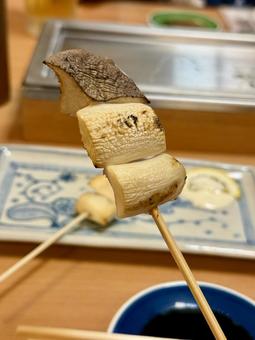 エリンギの串焼き エリンギの串焼き エリンギ,キノコ,野菜の写真素材