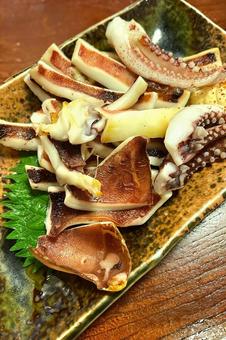 Grilled squid, squid, JPG Grilled squid, squid, JPG