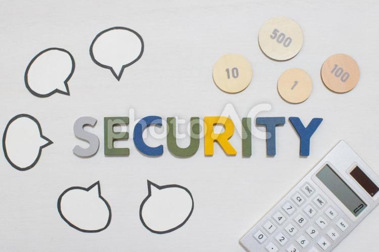 セキュリティにかかる予算のイメージ① セキュリティ,security,文字の写真素材