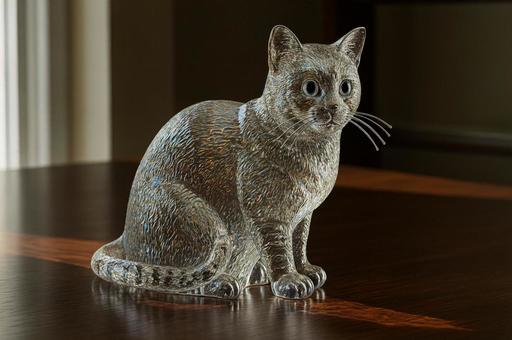 ガラス猫 ガラス猫の写真