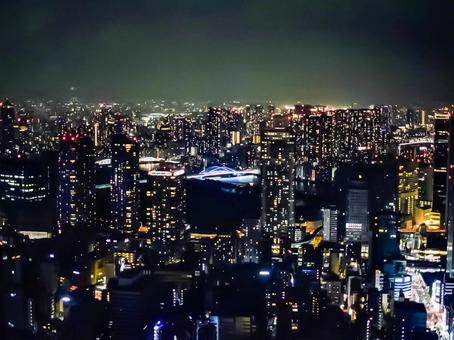 東京タワーからの夜景の写真