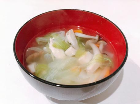 きのこ野菜スープ きのこスープ,野菜スープ,野菜の写真素材