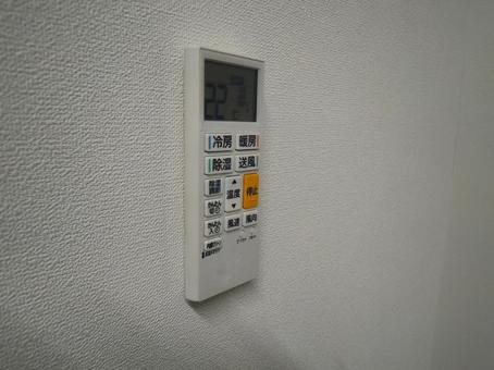 エアコンのリモコン エアコンリモコン,白,機械の写真素材