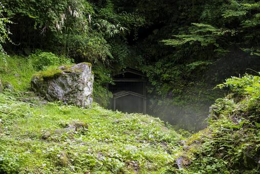 世界文化遺産 石見銀山の大久保間歩 世界文化遺産 石見銀山の大久保間歩の写真