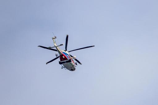 ヘリコプター(13) ヘリコプター,ヘリ,乗り物の写真素材