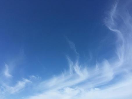 青空と雲の写真