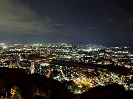 岐阜城からの夜景 岐阜城からの夜景の写真