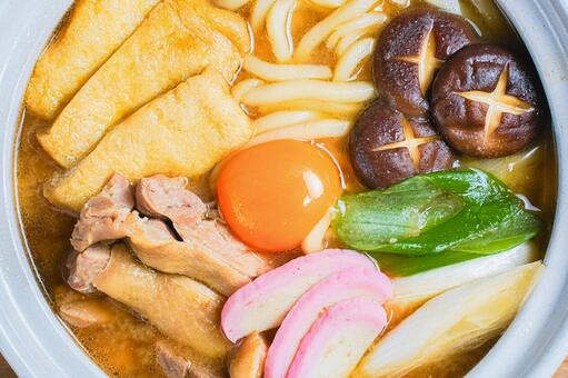 味噌煮込みうどん 味噌煮込み,うどん,味噌味の写真素材