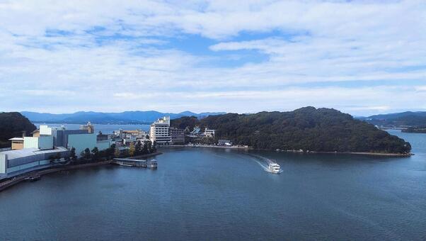 舘山展望台からの浜名湖 静岡県,浜松市,浜名湖の写真素材