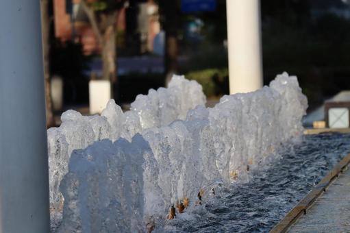 公園の噴水のアップの風景 公園の噴水のアップの風景の写真