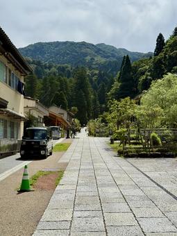 永平寺の参道 2025年夏 永平寺の参道 2025年夏 夏,参道,石畳の写真素材