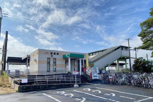 JR九州の鍋島駅 鍋島駅,佐賀県,長崎本線の写真素材