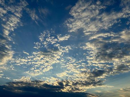 8月の空 8月の空 夏,空,夏空の写真素材