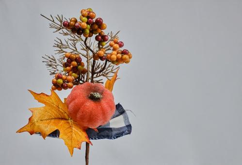ハロウィンの装飾用造花 ハロウィンの装飾用造花の写真