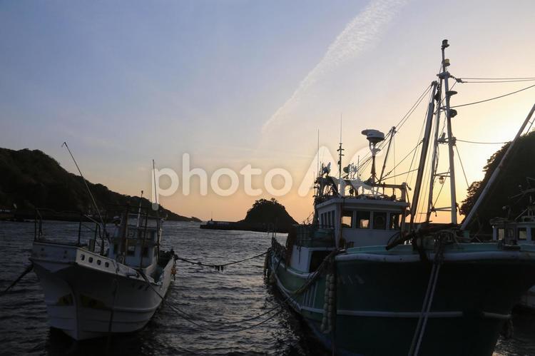 西伊豆町仁科港の素晴らしい光景 釣り船,仁科港,素晴らしい光景の写真素材