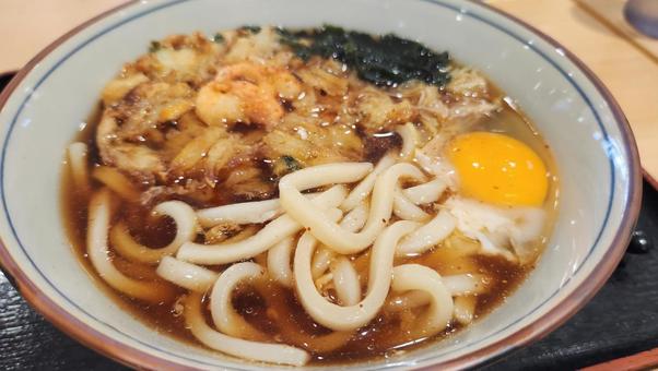 天玉うどん 天玉うどん うどん,天玉,食事の写真素材