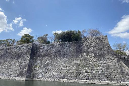 大阪城の堀 大阪城の堀 堀,お堀,大阪城の写真素材
