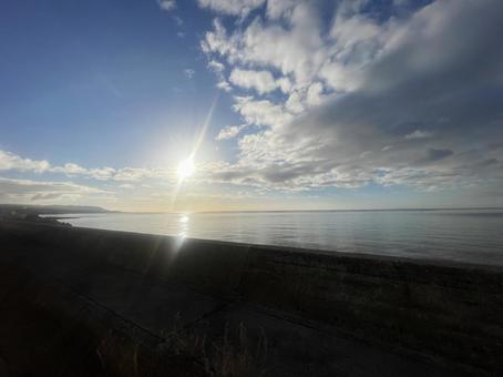 淡路島の夕陽 淡路島の夕陽 淡路島,夕陽,野島轟木の写真素材