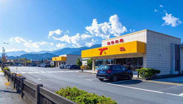 コンビニ ドラッグストア 店舗 コンビニ ドラッグストア 店舗の写真