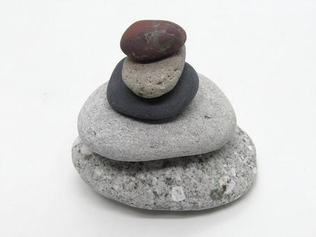 石の塔 石,自然石,丸いの写真素材