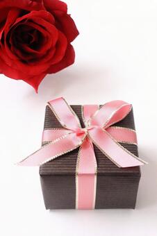 リボンをかけたプレゼントボックス プレゼント,ボックス,箱の写真素材