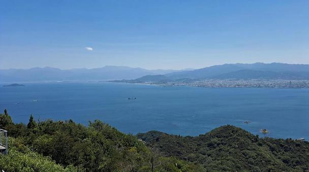 養老山展望台公園から見える景色 養老山展望台公園から見える景色の写真