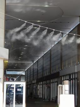Photo, shopping street, mist, schwaszow, 